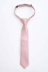 Junior Pink Textured Tie